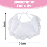 Cloth Victorian Pannier, Bustle Pads, Garment Accessories, Moon, White, 1585mm