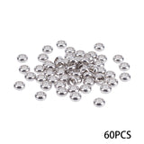 304 Stainless Steel Beads, Rondelle, Stainless Steel Color, 10x5mm, Hole: 6mm, 60pcs/box