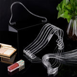 14Pcs Acrylic Sandal Shoes Support, Retail Shop Shoe Display Stand Forms Inserts, Clear, 220x145x16.5mm