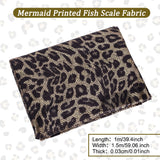 Leopard Print Polyester Fabric, Garment Accessories, for DIY Crafts, Leopard Pattern, 150x0.02cm