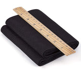 Flat Elastic Rubber Band, Webbing Garment Sewing Accessories, for Sewing Waistband Elastic, Black, 150mm, about 3.28 yards(3m)/strand