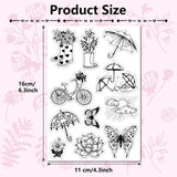 Custom PVC Plastic Clear Stamps, for DIY Scrapbooking, Photo Album Decorative, Cards Making, Stamp Sheets, Film Frame, Shoes, 160x110x3mm