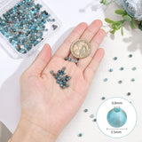 3 Strands Natural Apatite Beads Strands, Round, 4mm, Hole: 0.8mm, about 95pcs/strand, 15.55''(39.5cm)