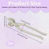 Alloy Pliers, for Doll Makings, Honeydew, 22.2x5.7x4.2cm