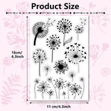 Custom PVC Plastic Clear Stamps, for DIY Scrapbooking, Photo Album Decorative, Cards Making, Stamp Sheets, Film Frame, Flower, 160x110x3mm