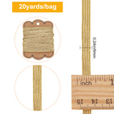Flat Elastic Cord/Band, with Rubber Inside, Webbing Garment Sewing Accessories, Gold, 6mm, 20yards/bag