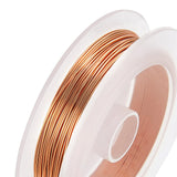 Round Craft Copper Wire, Other Color, 0.5mm, 24 Gauge