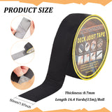 RV & PVC Waterproof Repair Adhesive Tape, Repairing Tears, Cracks, & Leaks, for Water Pipe, Smooth Surface, Black, 50x0.7mm, about 15m/roll