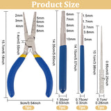 Jewelry Tool Sets, including Wire Looping Pliers Bail Making Rite Pliers and Iron Wire Winding Rods, Platinum
