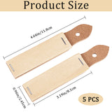 Pencil Sandpaper Board, for Sketch, PapayaWhip, 118x24.5x5mm, Hole: 5.4mm