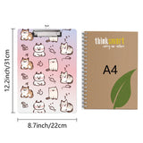 Acrylic Clipboards, Writing Board, Writing Instrument with Stainless Steel Clip, Rectangle, Cat Shape, 310x220x2mm