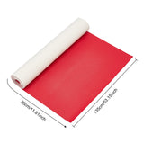 Imitation Leather Fabric, for Garment Accessories, Red, 135x30x0.12cm