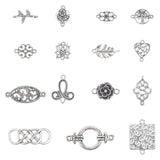 Tibetan Style Alloy Links connectors, Mixed Shapes, Antique Silver, 14x10.8x3cm, about 200pcs/box