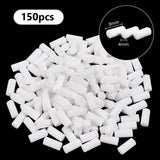 150Pcs Diffuser Necklace Refill Sticks, Absorbent Mini Replacement Sticks for Pendulum Pattern Aroma Necklace, White, 9x4mm