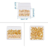 Polystyrene Plastic Bead Containers, Cube, Clear, 3x3x2.2cm