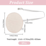 Underarm Armpit Sweat Pad, Quick Dry Sweat Pad, with Transparent Adjustable Shoulder Straps, Antique White, 295~455x10mm