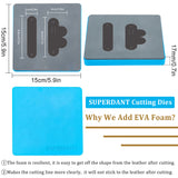 1Pc Earphone Cable Ties  Wood Cutting Dies, with Steel, for DIY Scrapbooking/Photo Album, Decorative Embossing DIY Paper Card, Leather Crafts Making, Mixed Shapes, 150x150x9mm