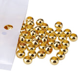 Golden 6x4m Brass Spacer Beads Flat Round Jewelery Findings, about 100pcs/bag, Golden, 6x4mm, Hole: 3mm