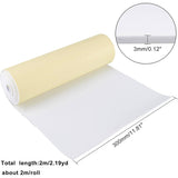 Adhesive EVA Foam Sheets, For Art Supplies, Paper Scrapbooking, Cosplay, Halloween, Foamie Crafts, White, 300x3mm, about 2m/roll