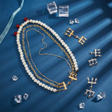 8Pcs 2 Colors 304 Stainless Steel Multi-strand Clasps with Lobster Claw Clasps, Layered Necklaces Clasps, Multiple Necklace Seperator Connectors, Golden & Stainless Steel Color, 59~60x20mm, 4pcs/color