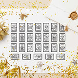 4 Sheets 4 Styles Divination Theme PVC Plastic Stamps, for DIY Scrapbooking, Photo Album Decorative, Cards Making, Stamp Sheets, Mixed Shapes, 160x110x3mm, about 1 sheet/style