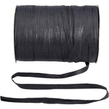 Raffia Paper Cords for DIY Jewelry Making, Paper Twine, Black, 6.5mm, about 300m/roll