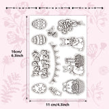 Custom PVC Plastic Clear Stamps, for DIY Scrapbooking, Photo Album Decorative, Cards Making, Stamp Sheets, Film Frame, Rabbit, 160x110x3mm