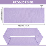 Cotton Ribbing Fabric for Cuffs, Waistbands Neckline Collar Trim, Lilac, 650x235x1mm