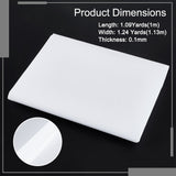 Cotton Hot Melt Adhesive Lining Fabic, for DIY Sewing Accessories Materials, White, 113x0.01cm