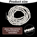 1 Strand Natural Cultured Freshwater Pearl Beads Strands, Potato, Seashell Color, 1.5~2x1.5~3x1.5~2mm, Hole: 0.5mm, about 142pcs/strand, 13.78 inch(35cm)