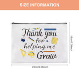 Canvas Bag, Multipurpose Travel Toiletry Pouch with Zipper, Word, 9-1/8x7-1/8 inch(23x18cm)