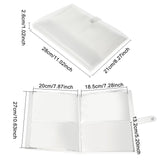 PP Plastic Card Storage Albums, Photocard Binder, DIY Transparent Photo Album Scrapbooking, WhiteSmoke, 160 Pockets, 28x21x2.6cm