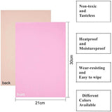 Jewelry Flocking Cloth, Polyester, Self-adhesive Fabric, Rectangle, Pearl Pink, 29.5x20x0.07cm