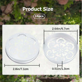 Aluminum Screw Cover, Scented Candle Lid, Flat Round, Auspicious Cloud Pattern, 71x13mm, Inner Diameter: 67mm