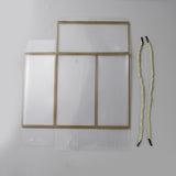 Transparent PP Plastic Gift Box, with Polyester Cord, Rectangle, Dark Goldenrod, 20x20x9cm