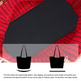 5Pcs Rectangle Felt Bottom, for Backpack Bag, Women Bags Handmade DIY Accessories, Black, 30.5x13x0.55cm