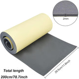 Adhesive EVA Foam Sheets, For Art Supplies, Paper Scrapbooking, Cosplay, Halloween, Foamie Crafts, Gray, 295x2mm, about 2m/roll