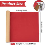 Self-adhesive PVC Leather, Sofa Patches, Car Seat, Bed Leather Repair Subsidies, Red, 61.15x30.5x0.08cm