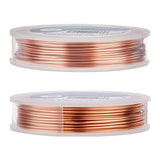 Round Craft Copper Wire, Other Color, 1mm, 18 Gauge