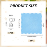 5Pcs Sterling Silver Pendants, Bell Charms, with Jump Rings, Silver, 8.8x6mm, Hole: 4mm