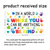 PVC Wall Stickers, Wall Decoration, Word, 980x290mm, 2 sheets/set