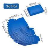 Foldable Cardboard Mailer Boxes, Shipping Box, Rectangle, Royal Blue, finished product: 12.7x8.2x2.8cm