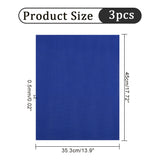 14CT Cross Stitch Canvas Cotton Embroidery Fabric, Aida Cloth, DIY Handmade Sewing Accessories Supplies, Rectangle, Blue, 450x353x0.5mm