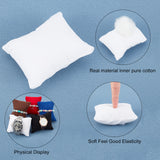 Lint Bracelet/Watch Pillow Jewelry Displays, Mixed Color, 80x75x47mm, 5 colors, 4pcs/color, 20pcs/set