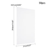 Tracing Paper, Rectangle, White, 29.6x21x0.01cm