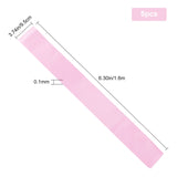 8Pcs Blank Satin Sashs, Shoulder Strap, for DIY Plain Pageant Sash, Party Decoration Accessories, Pearl Pink, 160x95x0.1mm