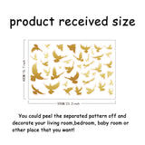 PVC Wall Stickers, for Wall Decoration, Pigeon, Bird Pattern, 370x590mm