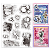 Custom Summer Theme PVC Plastic Clear Stamps, for DIY Scrapbooking, Photo Album Decorative, Cards Making, Mixed Shapes, 160x110mm