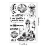 Lighthouse Summer Theme Clear Stamps