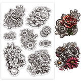 Gear Summer Theme Clear Stamps